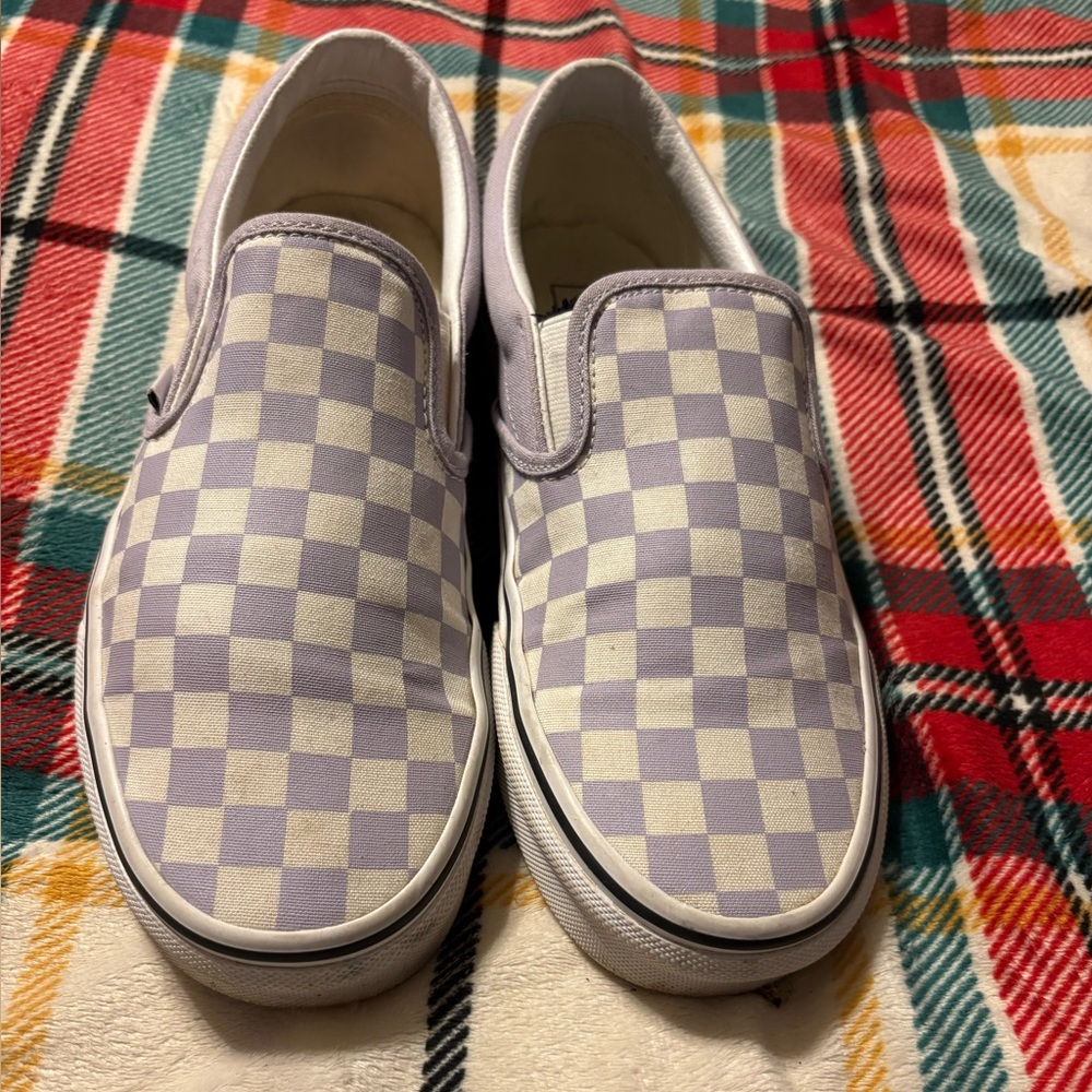 Checkered VANS Slip-Ons
